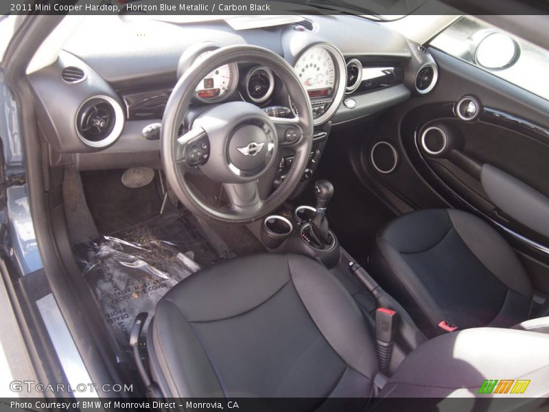 Horizon Blue Metallic / Carbon Black 2011 Mini Cooper Hardtop