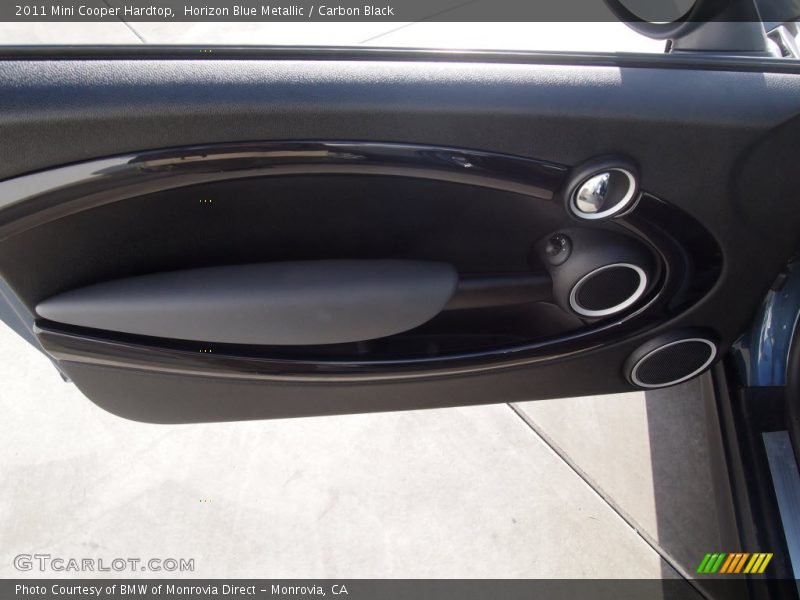 Horizon Blue Metallic / Carbon Black 2011 Mini Cooper Hardtop