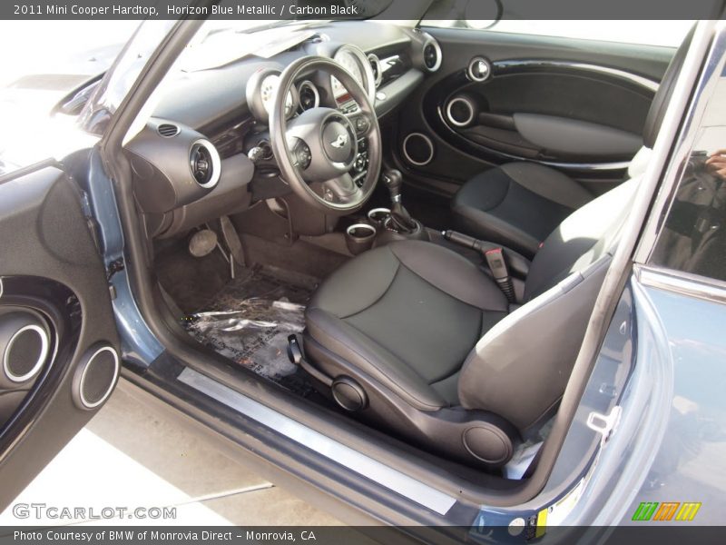 Horizon Blue Metallic / Carbon Black 2011 Mini Cooper Hardtop