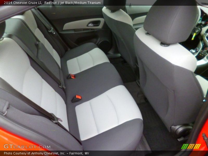 Red Hot / Jet Black/Medium Titanium 2014 Chevrolet Cruze LS