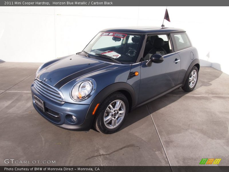 Horizon Blue Metallic / Carbon Black 2011 Mini Cooper Hardtop