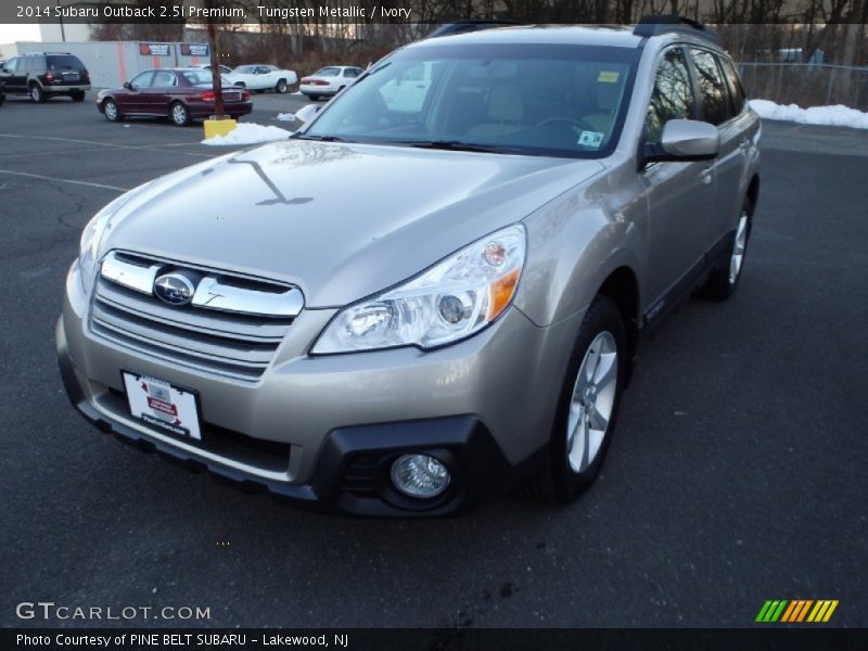 Tungsten Metallic / Ivory 2014 Subaru Outback 2.5i Premium