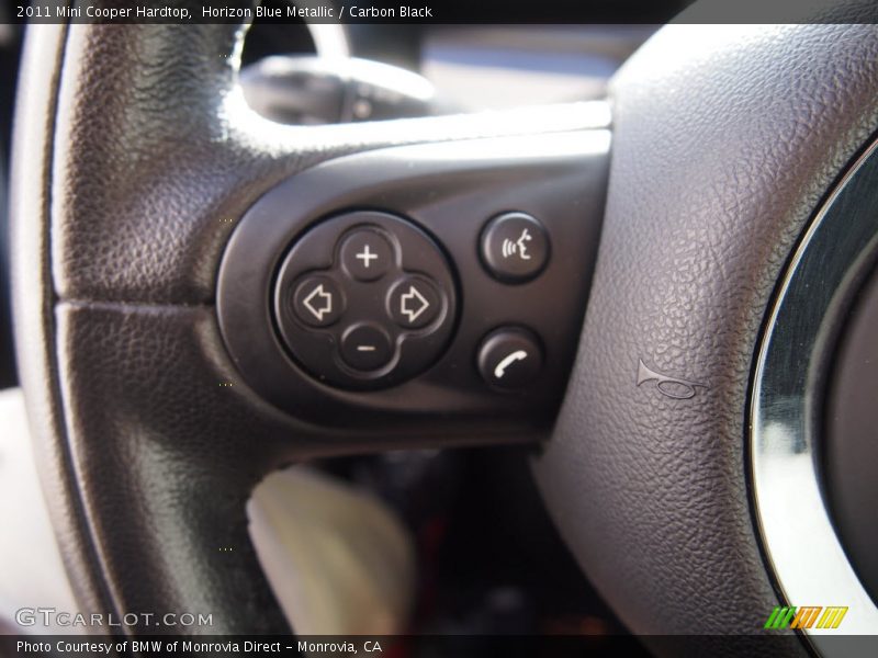 Horizon Blue Metallic / Carbon Black 2011 Mini Cooper Hardtop