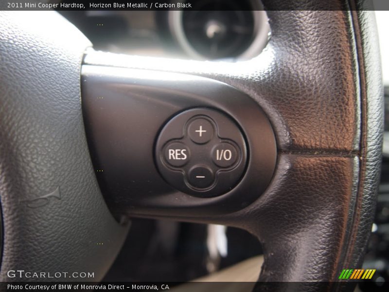 Horizon Blue Metallic / Carbon Black 2011 Mini Cooper Hardtop