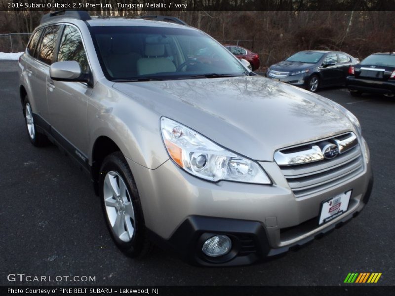 Tungsten Metallic / Ivory 2014 Subaru Outback 2.5i Premium