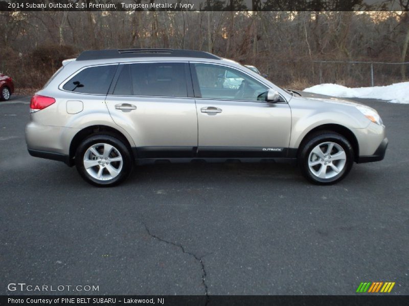 Tungsten Metallic / Ivory 2014 Subaru Outback 2.5i Premium