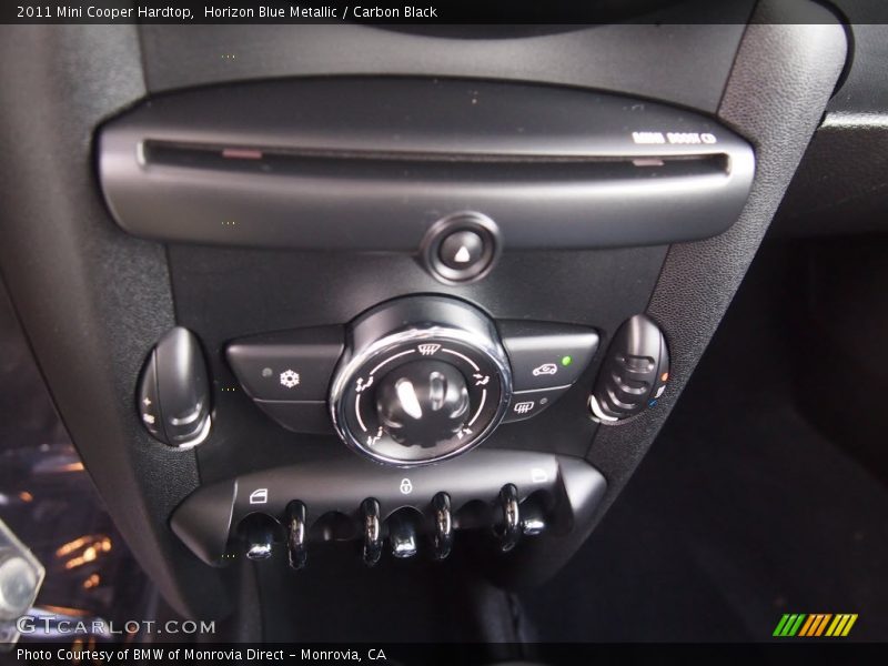 Horizon Blue Metallic / Carbon Black 2011 Mini Cooper Hardtop