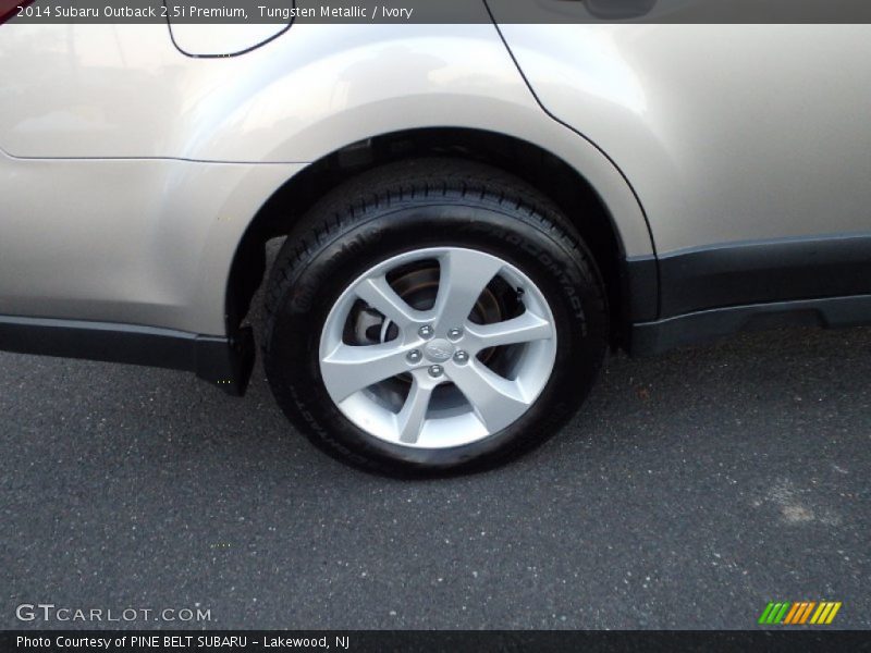 Tungsten Metallic / Ivory 2014 Subaru Outback 2.5i Premium