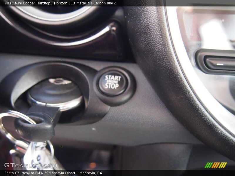 Horizon Blue Metallic / Carbon Black 2011 Mini Cooper Hardtop