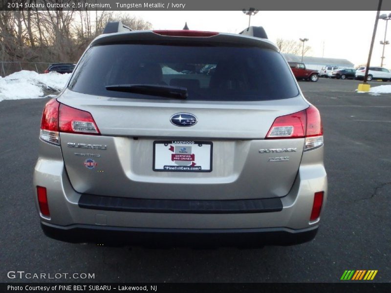 Tungsten Metallic / Ivory 2014 Subaru Outback 2.5i Premium