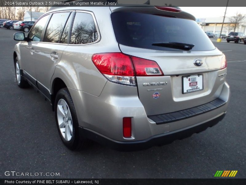 Tungsten Metallic / Ivory 2014 Subaru Outback 2.5i Premium