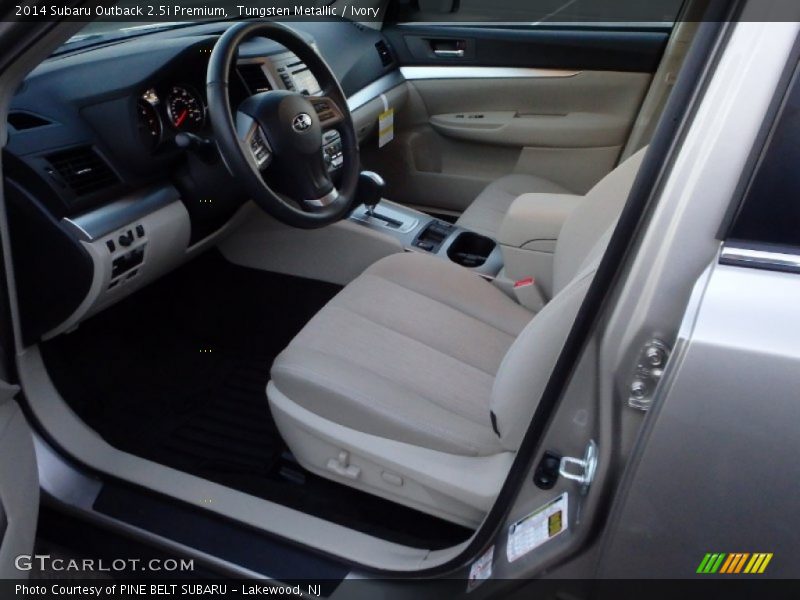 Tungsten Metallic / Ivory 2014 Subaru Outback 2.5i Premium