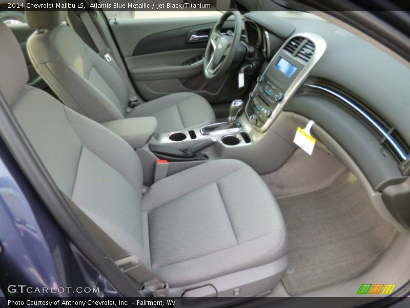 Atlantis Blue Metallic / Jet Black/Titanium 2014 Chevrolet Malibu LS