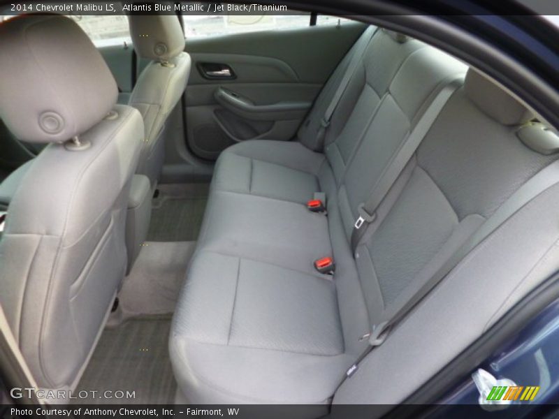 Atlantis Blue Metallic / Jet Black/Titanium 2014 Chevrolet Malibu LS