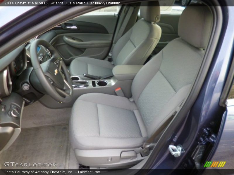 Atlantis Blue Metallic / Jet Black/Titanium 2014 Chevrolet Malibu LS