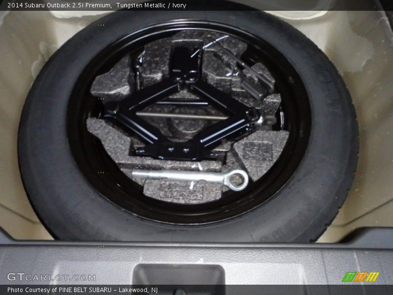 Tungsten Metallic / Ivory 2014 Subaru Outback 2.5i Premium