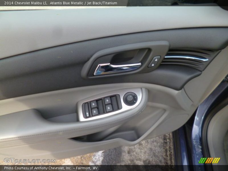 Atlantis Blue Metallic / Jet Black/Titanium 2014 Chevrolet Malibu LS