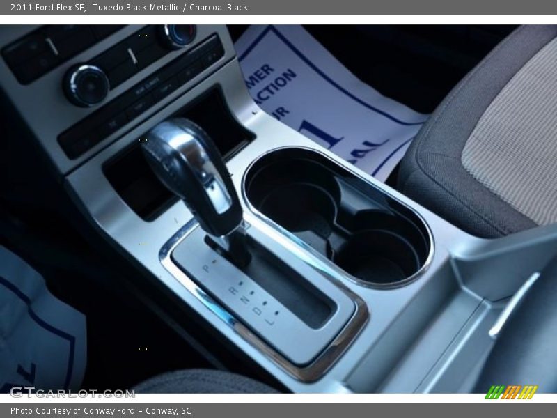Tuxedo Black Metallic / Charcoal Black 2011 Ford Flex SE