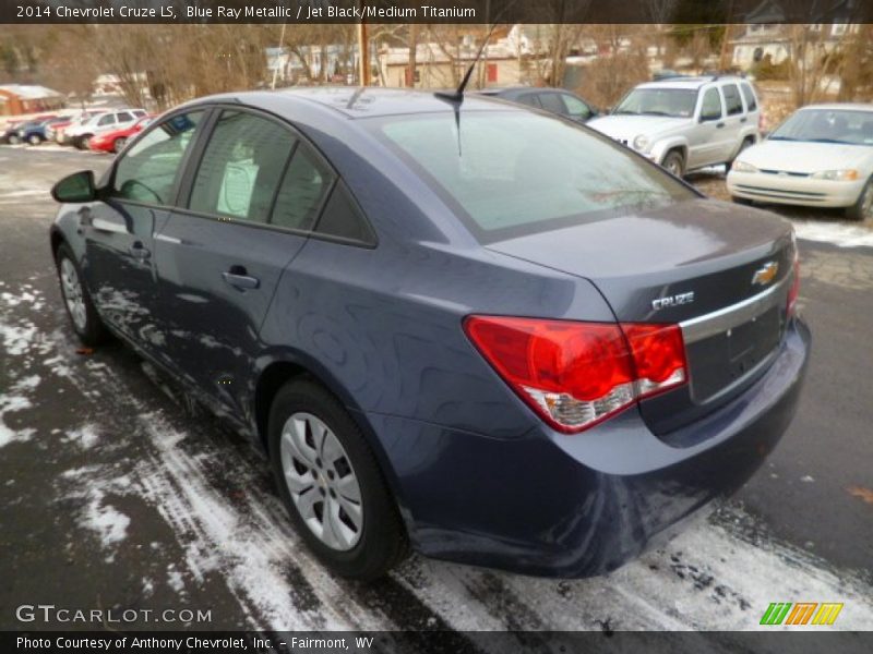 Blue Ray Metallic / Jet Black/Medium Titanium 2014 Chevrolet Cruze LS