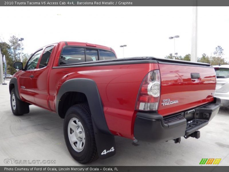 Barcelona Red Metallic / Graphite 2010 Toyota Tacoma V6 Access Cab 4x4