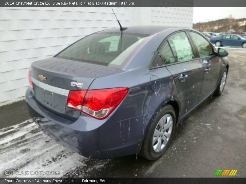 Blue Ray Metallic / Jet Black/Medium Titanium 2014 Chevrolet Cruze LS