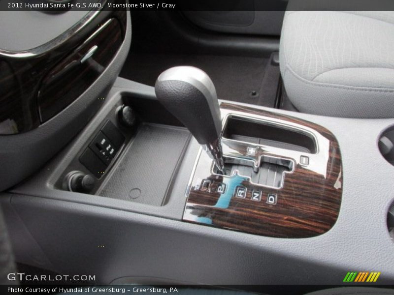 Moonstone Silver / Gray 2012 Hyundai Santa Fe GLS AWD