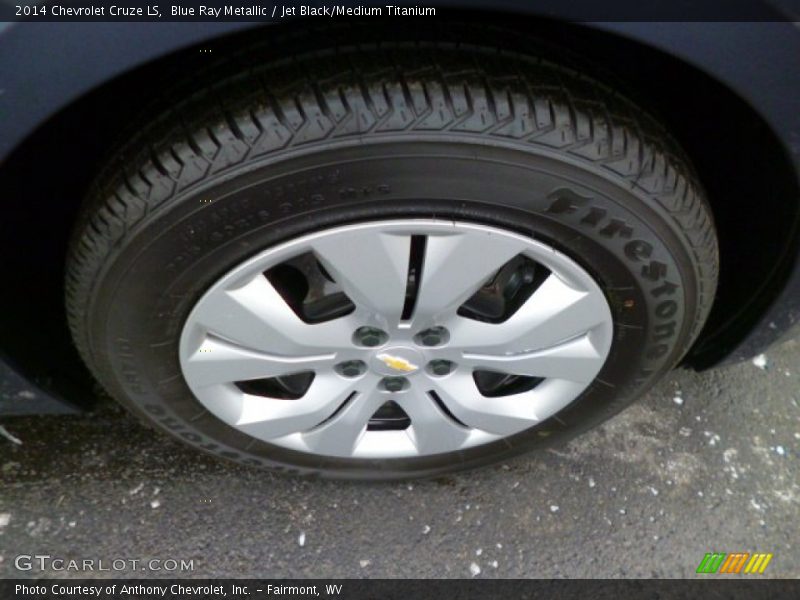 Blue Ray Metallic / Jet Black/Medium Titanium 2014 Chevrolet Cruze LS