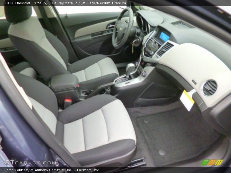 Blue Ray Metallic / Jet Black/Medium Titanium 2014 Chevrolet Cruze LS
