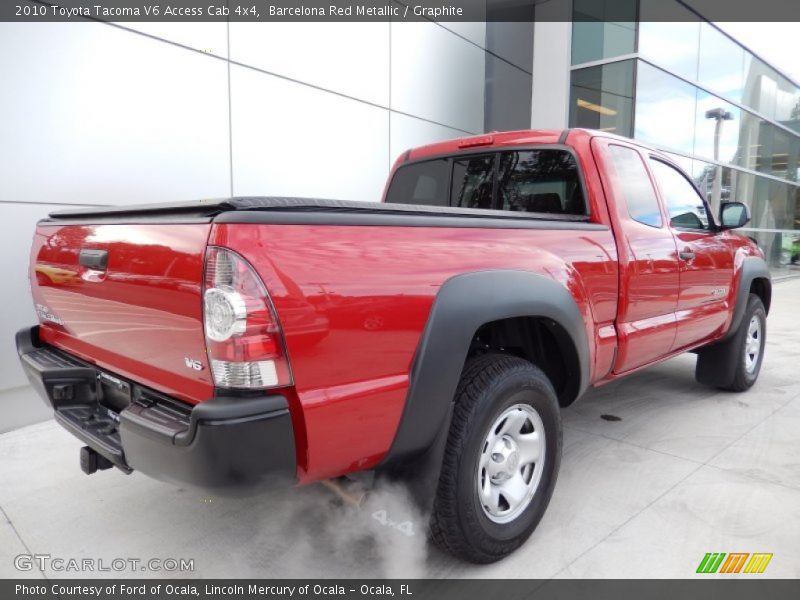 Barcelona Red Metallic / Graphite 2010 Toyota Tacoma V6 Access Cab 4x4