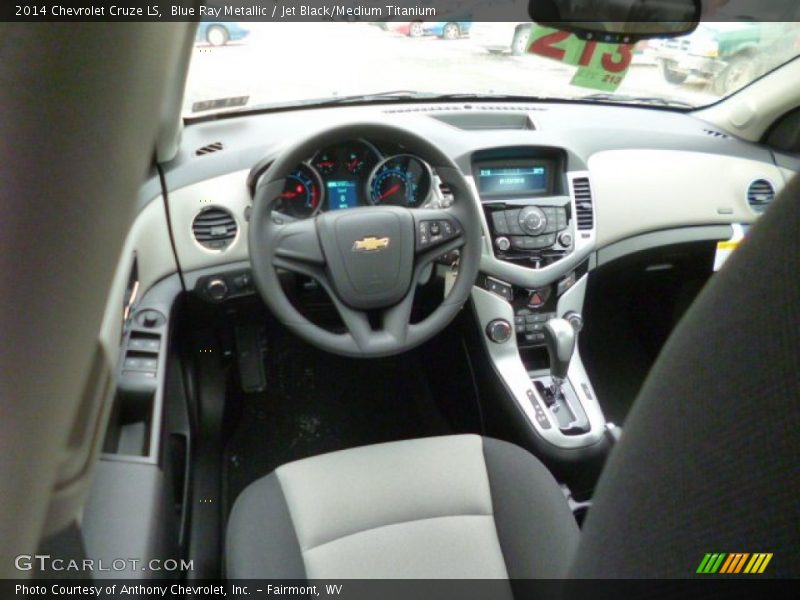 Blue Ray Metallic / Jet Black/Medium Titanium 2014 Chevrolet Cruze LS