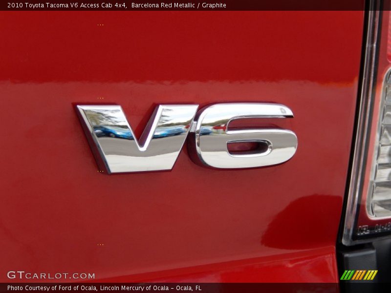 Barcelona Red Metallic / Graphite 2010 Toyota Tacoma V6 Access Cab 4x4