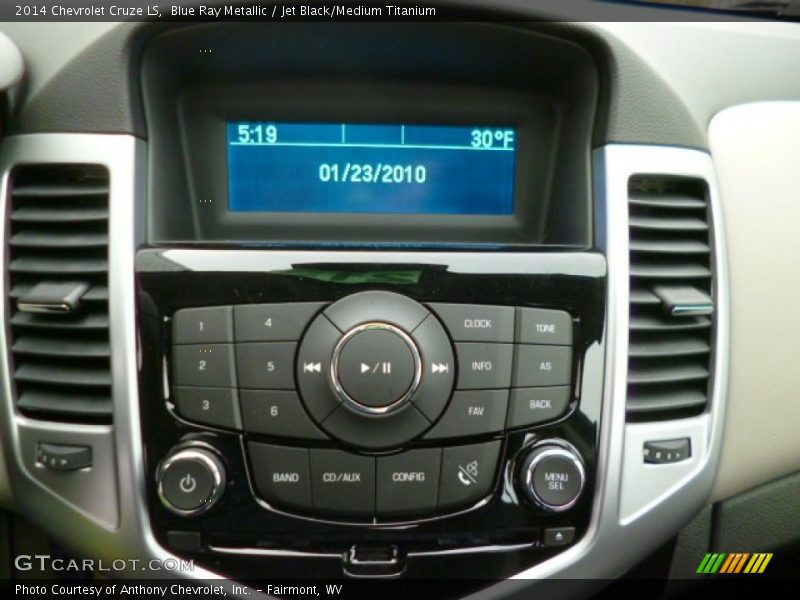 Blue Ray Metallic / Jet Black/Medium Titanium 2014 Chevrolet Cruze LS