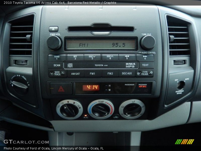 Barcelona Red Metallic / Graphite 2010 Toyota Tacoma V6 Access Cab 4x4