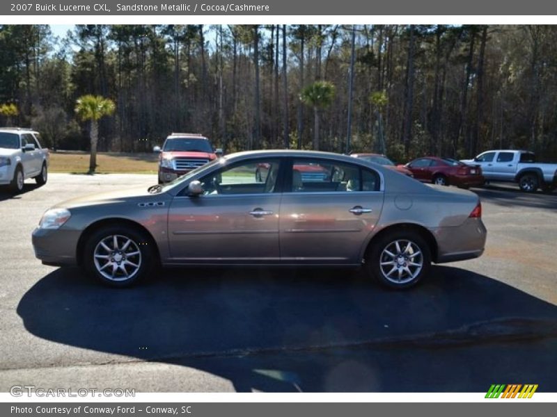 Sandstone Metallic / Cocoa/Cashmere 2007 Buick Lucerne CXL