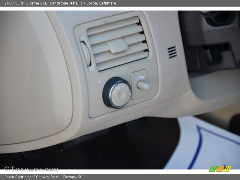 Sandstone Metallic / Cocoa/Cashmere 2007 Buick Lucerne CXL