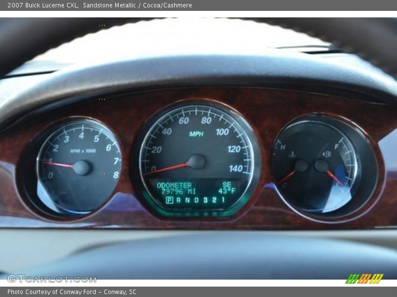 Sandstone Metallic / Cocoa/Cashmere 2007 Buick Lucerne CXL