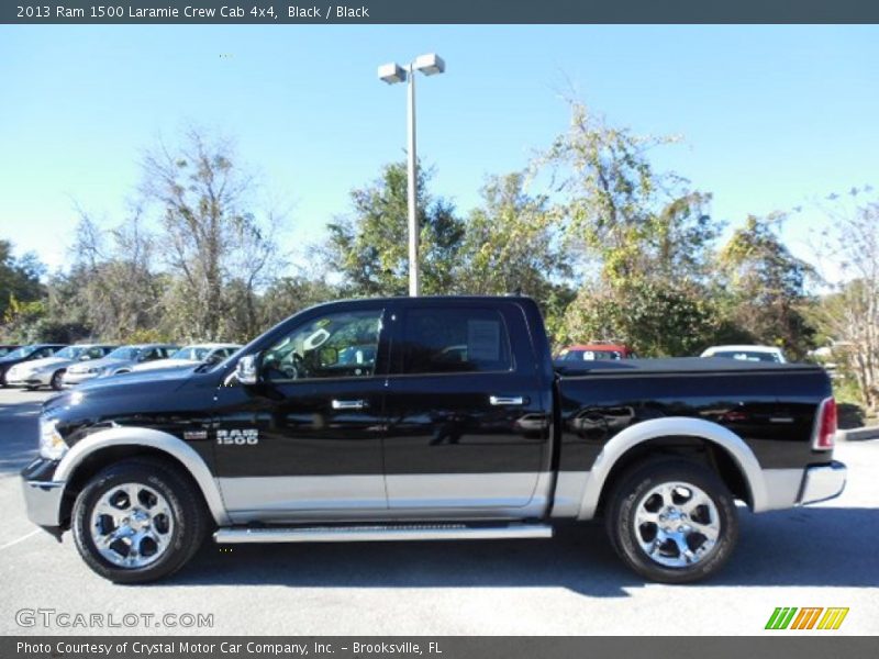 Black / Black 2013 Ram 1500 Laramie Crew Cab 4x4