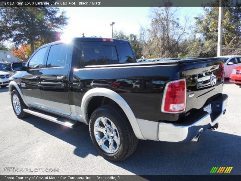 Black / Black 2013 Ram 1500 Laramie Crew Cab 4x4