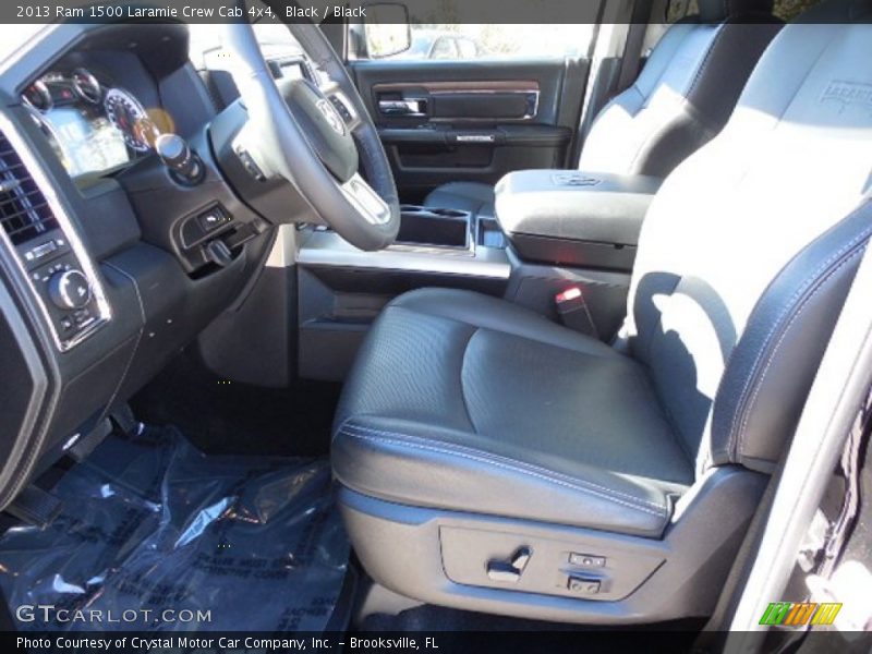 Black / Black 2013 Ram 1500 Laramie Crew Cab 4x4