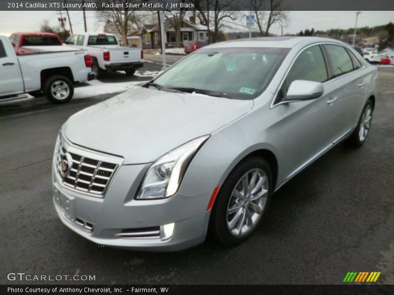 Radiant Silver Metallic / Jet Black 2014 Cadillac XTS Luxury AWD