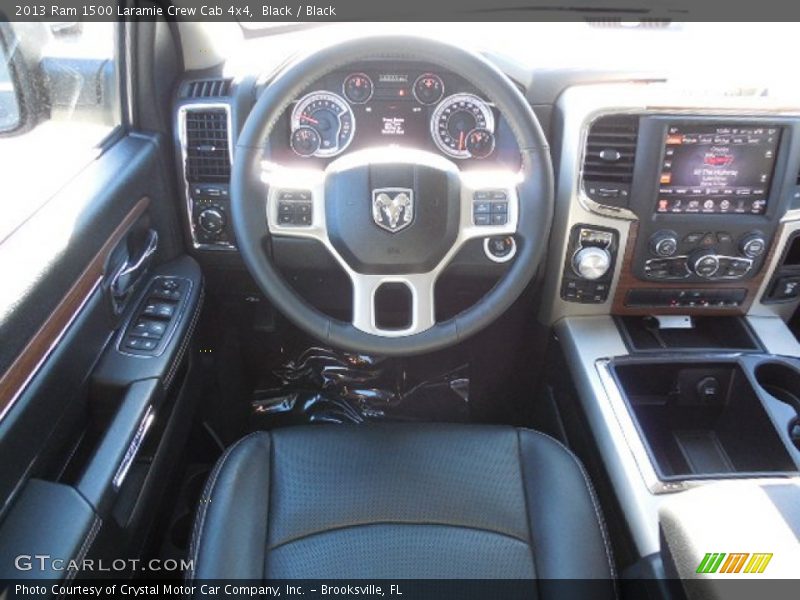 Black / Black 2013 Ram 1500 Laramie Crew Cab 4x4