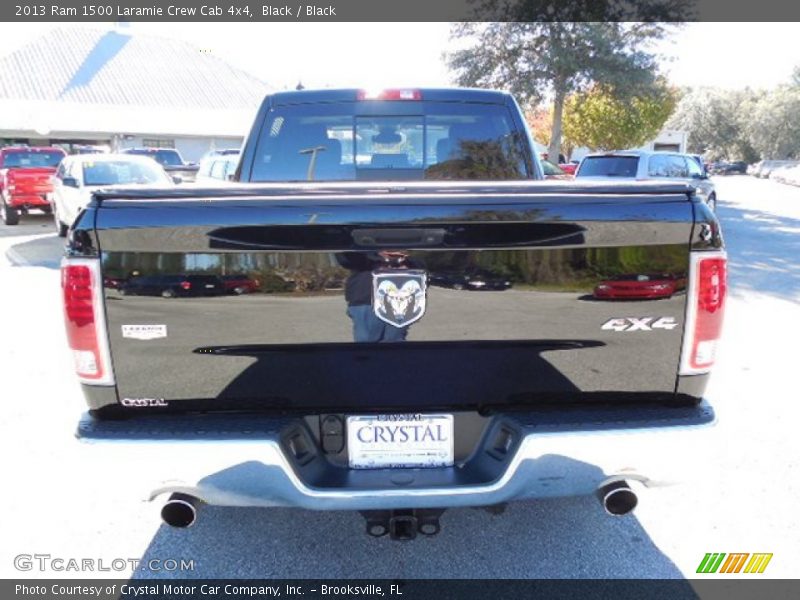 Black / Black 2013 Ram 1500 Laramie Crew Cab 4x4