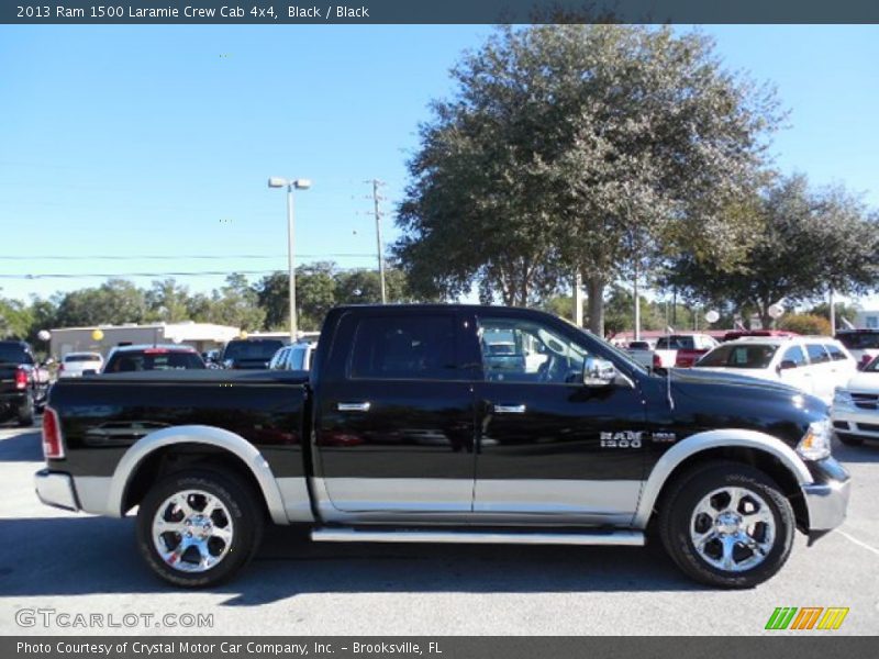 Black / Black 2013 Ram 1500 Laramie Crew Cab 4x4