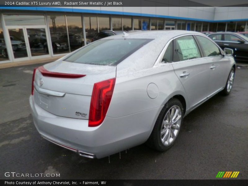 Radiant Silver Metallic / Jet Black 2014 Cadillac XTS Luxury AWD