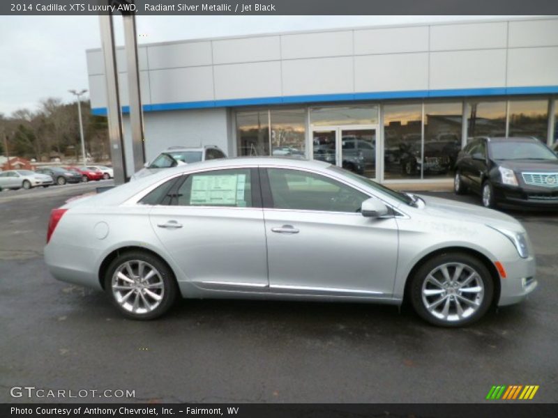 Radiant Silver Metallic / Jet Black 2014 Cadillac XTS Luxury AWD