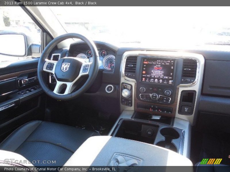 Black / Black 2013 Ram 1500 Laramie Crew Cab 4x4