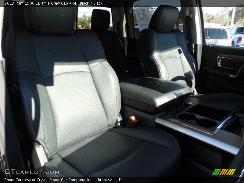 Black / Black 2013 Ram 1500 Laramie Crew Cab 4x4