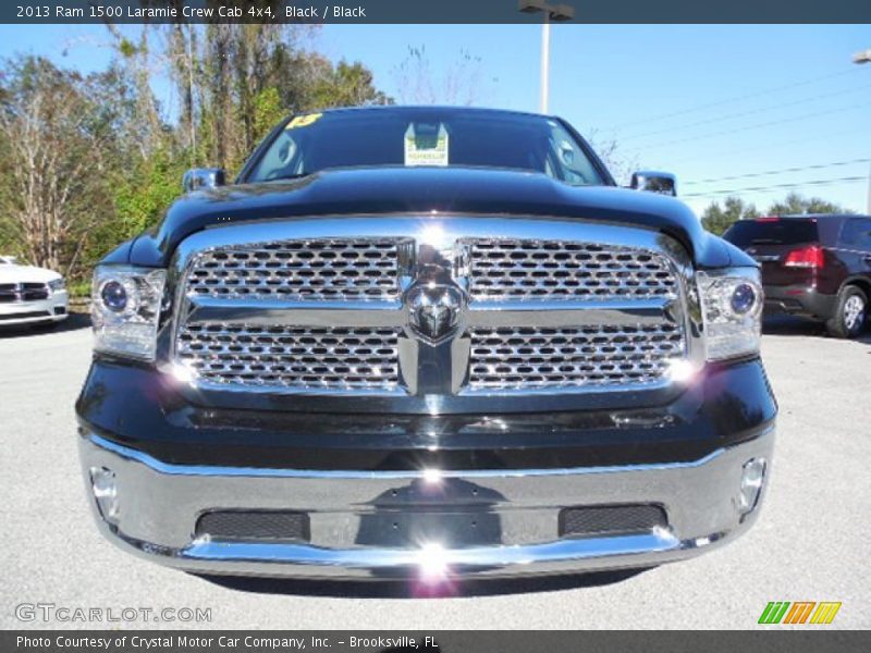 Black / Black 2013 Ram 1500 Laramie Crew Cab 4x4