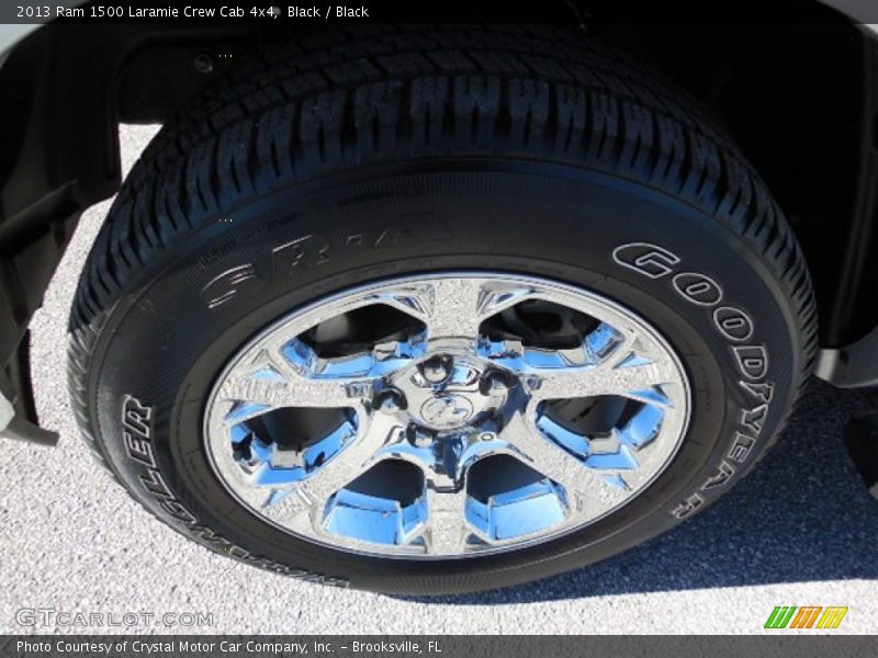 Black / Black 2013 Ram 1500 Laramie Crew Cab 4x4