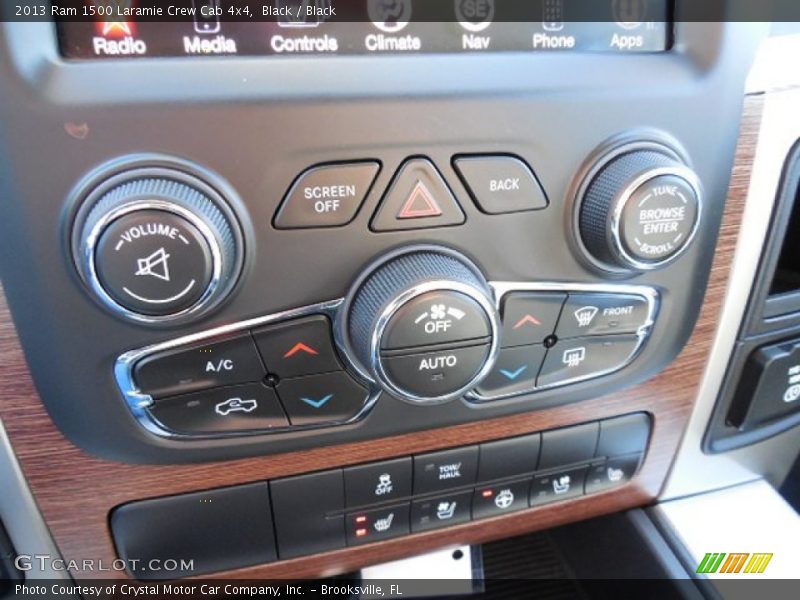 Black / Black 2013 Ram 1500 Laramie Crew Cab 4x4